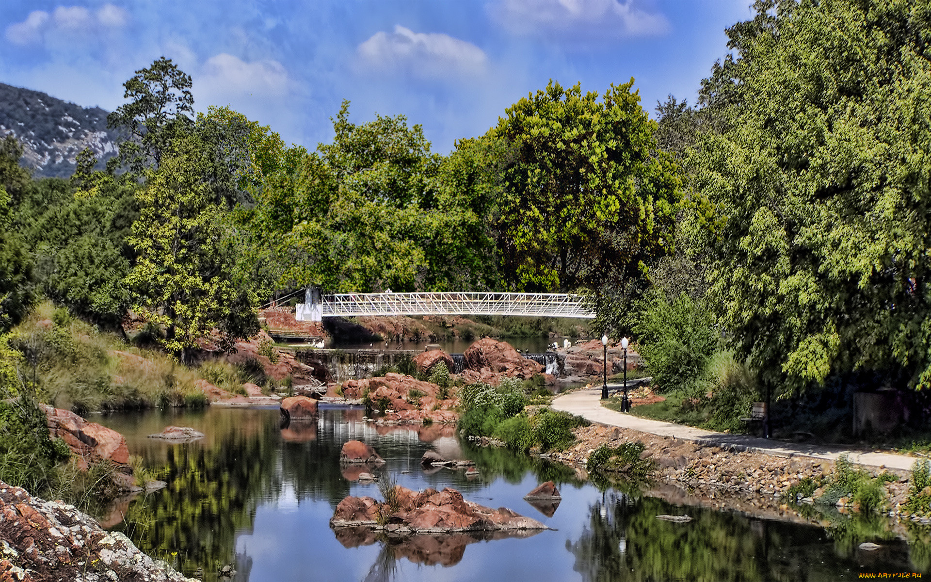 spring, bridge, , , 